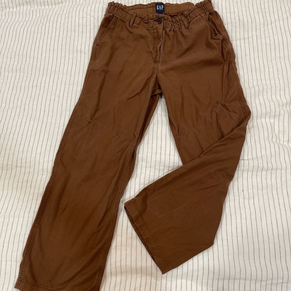 GAP Women's Brown Straight Leg Pants